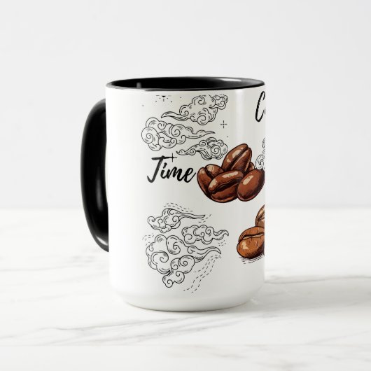Tasse Kaffeezeit (Vorderseite Links)