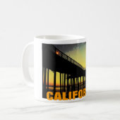 Tasse Kaliforniens (Pier) - besonders angefertigt (Vorderseite Links)