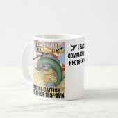 TASSE, KÄMPFENDER WELS KAFFEETASSE (Vorderseite Links)