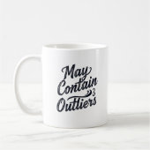 Tasse "Kann Ausreißer enthalten" (Links)