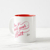 Tasse - kann i-Touch Ihr Hintern? (Vorderseite Links)