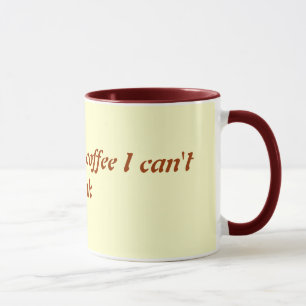 Tasse kann nicht blinzeln