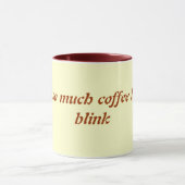 Tasse kann nicht blinzeln (Zentrum)