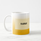 Tasse - Kansas Staat Karte mit Stadt (Links)