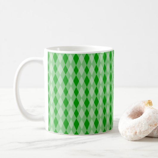 Tasse - Karo - Überschneidungen (Mit Donut)
