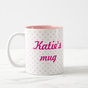 ♥ TASSE ♥ KATIE weißes rosa girly Geschenk de