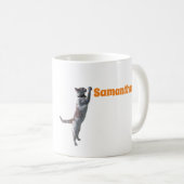 Tasse - Katze mit Anfangs- und Name (VorderseiteRechts)