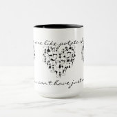 Tasse - Katzen sind wie Kartoffelchips (Zentrum)