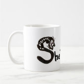 Tasse - Katzenbrief S mit Namen (Links)