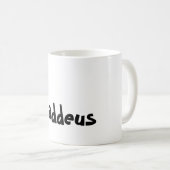 Tasse - Katzenbrief T mit Namen (VorderseiteRechts)