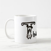 Tasse - Katzenbrief T mit Namen (Links)