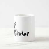 Tasse - Katzenbrief X mit Name (Mittel)