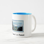 Tasse-Kauais Ke'e Strand Zweifarbige Tasse (VorderseiteRechts)