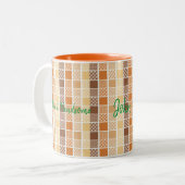 Tasse Keep it Handsome Orange (Vorderseite Links)