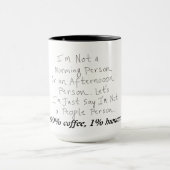 Tasse 'Keine Menschenperson' (Zentrum)