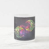 Tasse, keltischer Knoten, Irland, bunt Mattglastasse (Mittel)