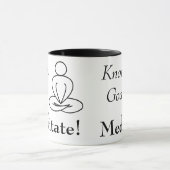 Tasse - kennen Sie Gott, meditieren (Zentrum)