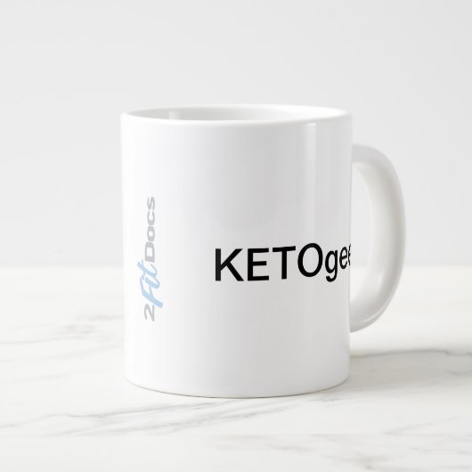 Tasse Ketogeek (20oz) (Vorderseite Rechts)
