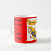 Tasse. Kinderbetreuungs-Anbieter sind die Kaffeetasse (Vorderseite Links)