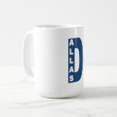 Tasse klassique blanc DALLAS (Vorderseite Links)