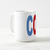 Tasse klassische blanche COLORADO (Vorderseite Links)