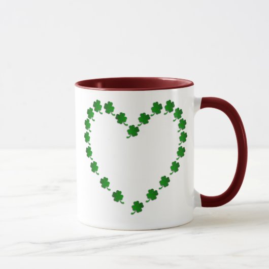 Tasse - Klee-Herz (Rechts)
