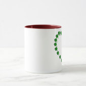 Tasse - Klee-Herz (Zentrum)