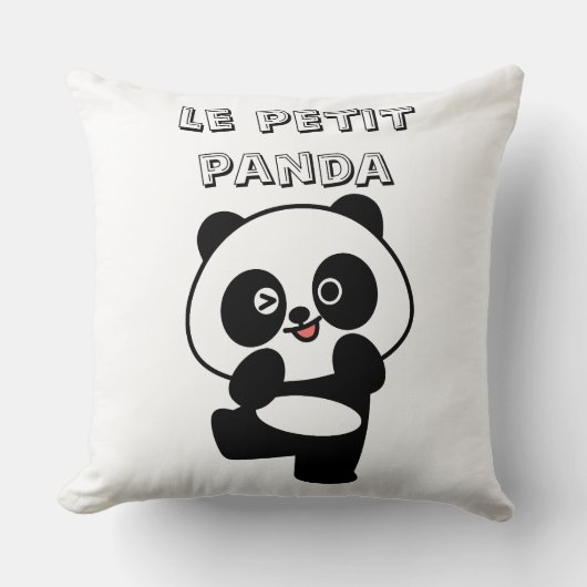 Tasse Kleiner Panda Kissen (Vorderseite)