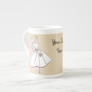 Tasse-Knochen-China der Modebrille Porzellantasse
