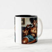 Tasse "Koffein und Vertrauen" (VorderseiteRechts)