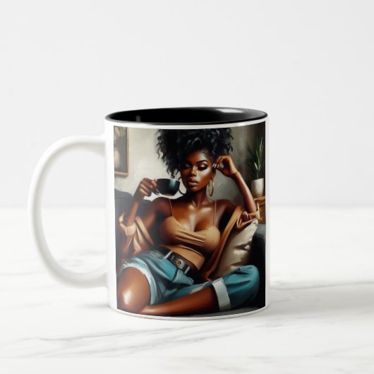 Tasse "Koffein und Vertrauen" (Links)