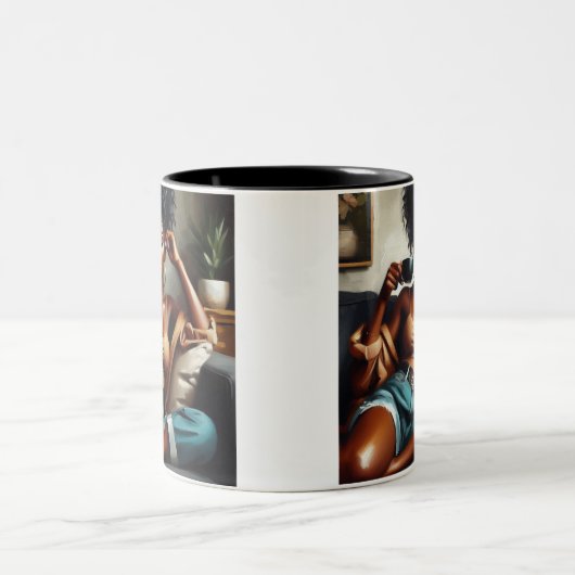 Tasse "Koffein und Vertrauen" (Mittel)