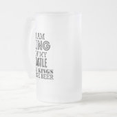 Tasse König-Drink Beer Manly Beer (Vorderseite Links)