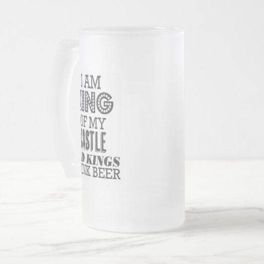 Tasse König-Drink Beer Manly Beer (Vorderseite Links)