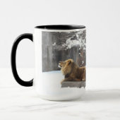 Tasse König im Schnee (Links)