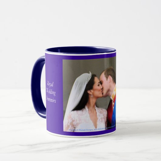 Tasse königlicher Wedding William- und (Vorderseite Links)