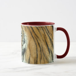 Tasse: Kosmischer Tiger (Ringer) Tasse
