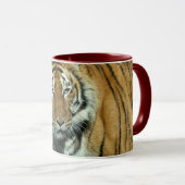 Tasse: Kosmischer Tiger (Ringer) Tasse (VorderseiteRechts)