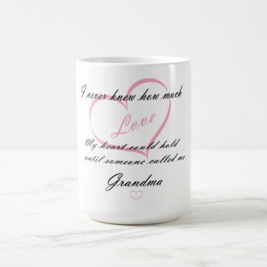 Tasse/Kostenvoranschlag Oma Kaffeetasse (Mittel)