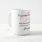 Tasse/Kostenvoranschlag Oma Kaffeetasse (Vorderseite Links)