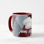 Tasse | Küche | Rot Kariert | TRINKBEHÄLTER | Cups (Vorderseite Links)