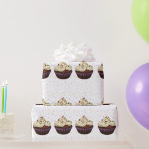 Tasse Kuchen Geschenkpapier