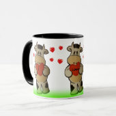 Tasse Kuh Ich liebe dich (Vorderseite Links)