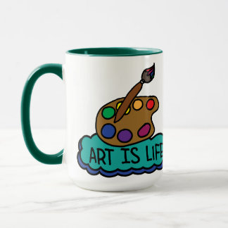 Tasse 'Kunst ist Leben'