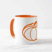 Tasse - Kürbis (Vorderseite Links)
