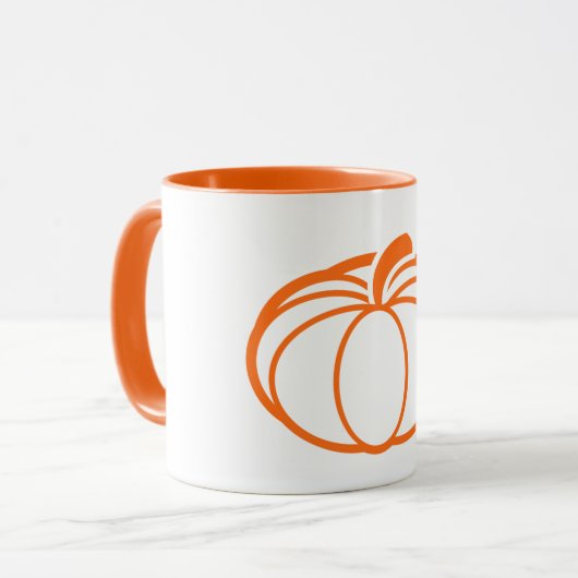 Tasse - Kürbis (Vorderseite Links)