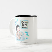 Tasse - "küssen Sie meinen Tiara " (Vorderseite Links)