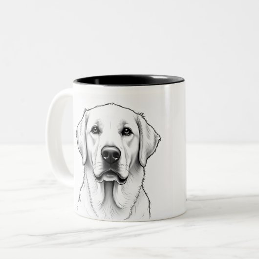 Tasse Labrador Retriever (Vorderseite Links)