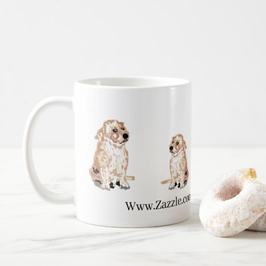 Tasse: Labrador Retriever Kaffeetasse (Mit Donut)