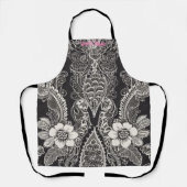 Tasse Lace Floral Harmony Schürze (Vorderseite)